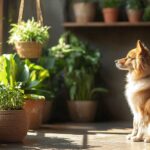 Bright indoor space with pet-safe plants, creating a welcoming and safe environment for pets.